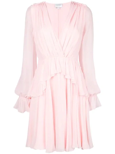 Giambattista Valli Ruffle Mini Dress - Pink