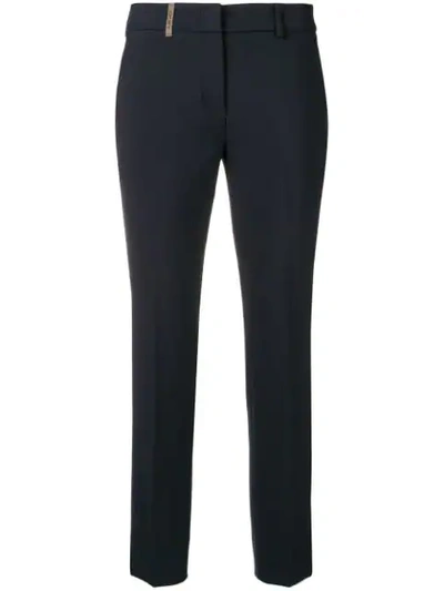 Peserico Basic Tailored Trousers - Blue