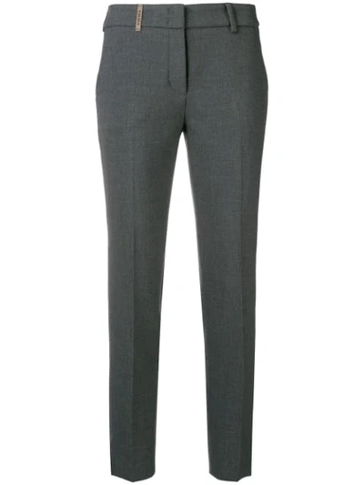 Peserico Basic Tailored Trousers - Grey