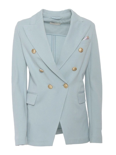 Circolo 1901 Jacket In Light Blue