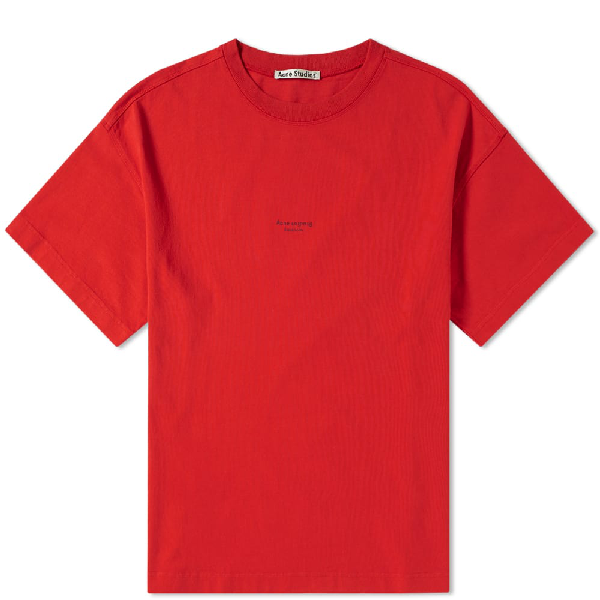 acne studios garment dyed t shirt