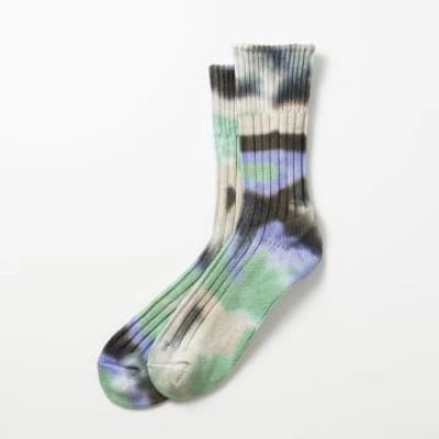 Rototo Chunky Rib Crew Socks In Green