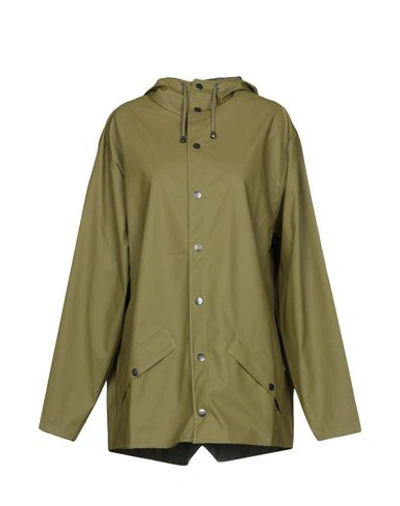 Rains 外套 In Military Green