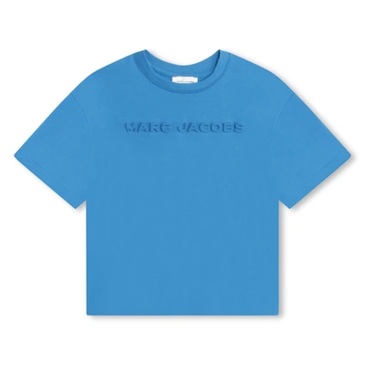 Marc Jacobs Kids' T-shirt Con Logo In Blue
