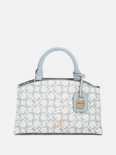 Guess Factory Easley Small Satchel In White
