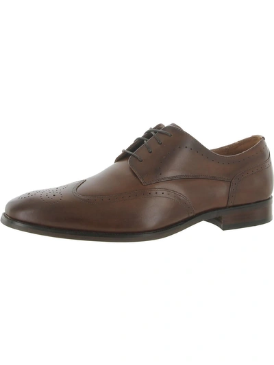 Florsheim Sorrento Mens Leather Lace-up Oxfords In Brown