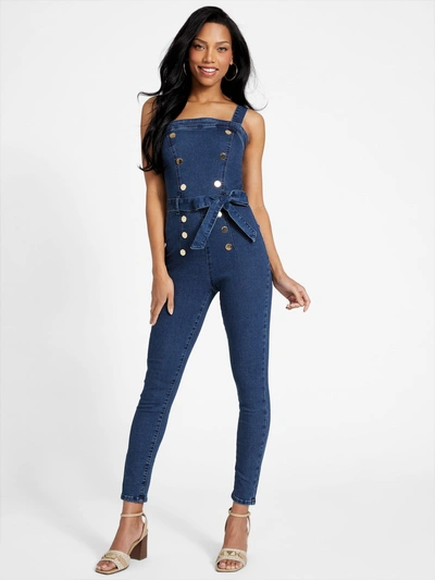Guess Factory Eco Chantall Sailor Jumpsuit In Blue