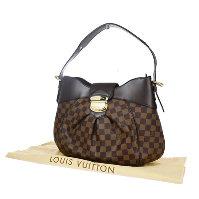 Pre-owned Louis Vuitton Sistina Canvas Shoulder Bag () In Brown
