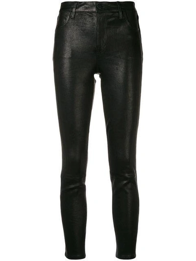 J Brand Skinny Trousers In Black