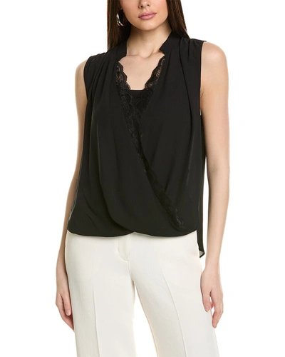 Bcbgmaxazria Woven Blouse In Black