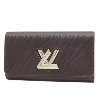 Pre-owned Louis Vuitton Twist Leather Wallet () In Pink