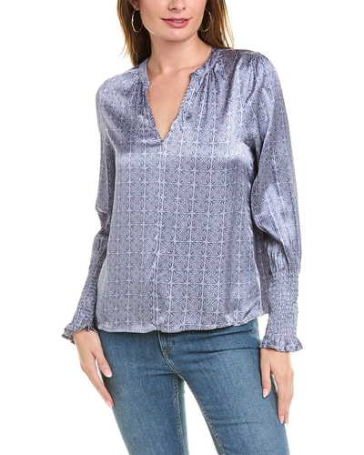 Splendid Ellen Crinkle Blouse In Multi