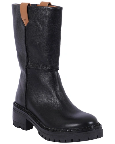Gentle Souls Brody Leather Boot In Black