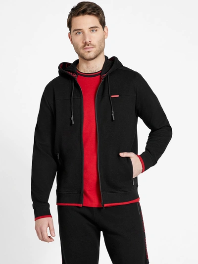 Guess Factory Andre Full-zip Jacket In Black