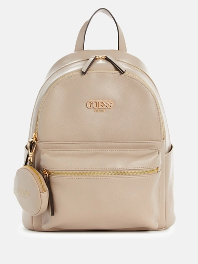Guess Factory Barnaby Backpack In Beige
