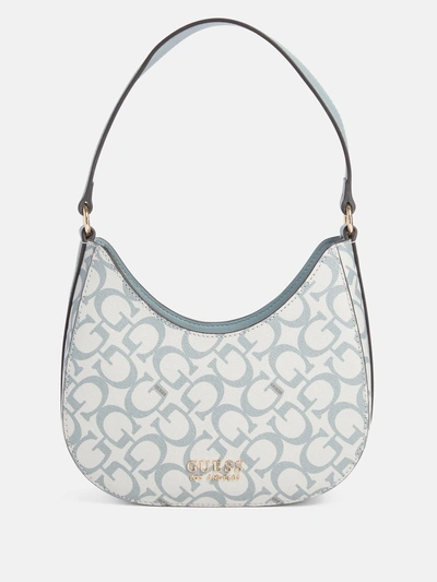 Guess Factory Easley Mini Shoulder Bag In White