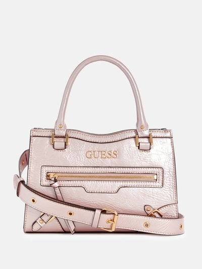 Guess Factory Dementri Satchel In Gold