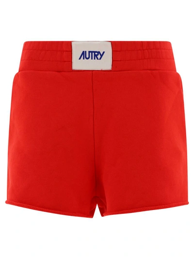 Autry Action Track Shorts In Red