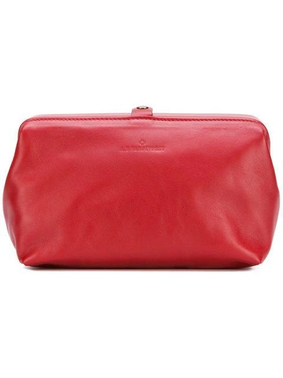 A.f.vandevorst Snap Top Clutch - Red