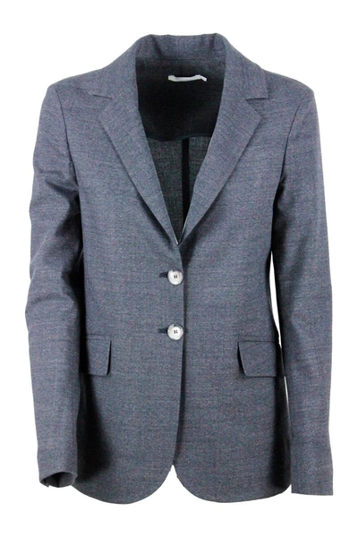 Barba Single-breasted Jacket In Grey In Grey