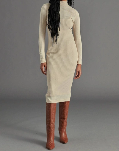 Bb Dakota Maya Dress In Cream In Beige