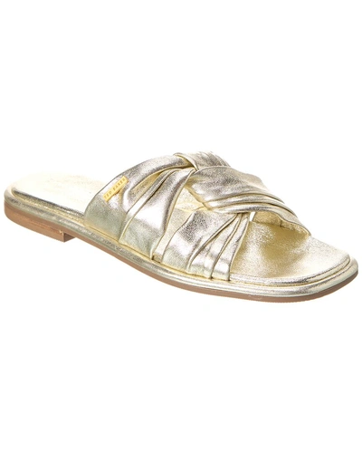 Ted Baker Ashiyu Leather Sandal In Silver