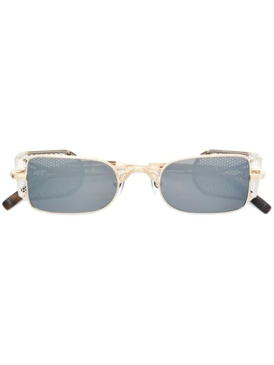 Matsuda Square Tinted Sunglasses In Metallic