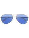 Gucci Tinted Aviator Sunglasses In Metallic