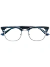 Matsuda Classic Square Glasses In Blue