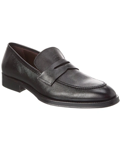 M By Bruno Magli Cosmo Leather Loafer In Black