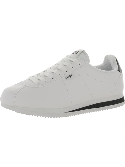 Lugz Mens Track Sneakers Athletic And Training Shoes In White