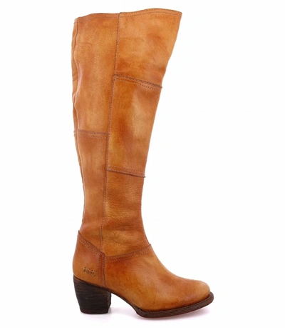 Bed Stu Kennice Over Knee Boot In Pecan Driftwood In Brown