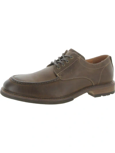 Florsheim Lodge Mens Leather Lace-up Oxfords In Brown