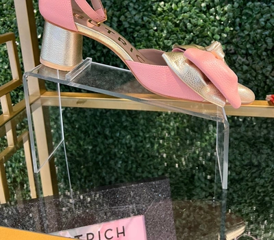 Butrich Irene Midi Heels In Pink