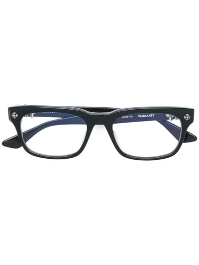 Chrome Hearts Vagilante Glasses - Schwarz In Black