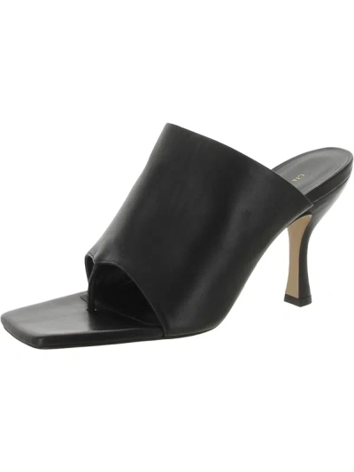 Gia X Pernille Teisbaek Womens Leather Mule Heels In Black