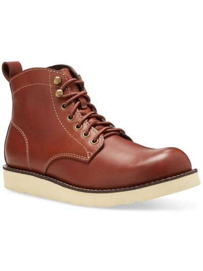 Eastland Jackman Mens Leather Lace-up Ankle Boots In Brown