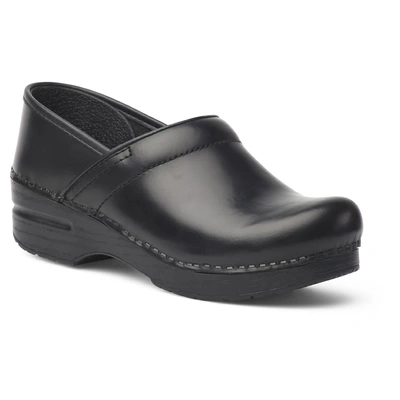 Dansko Women's Professional Clog - Medium Width In Black Cabrio