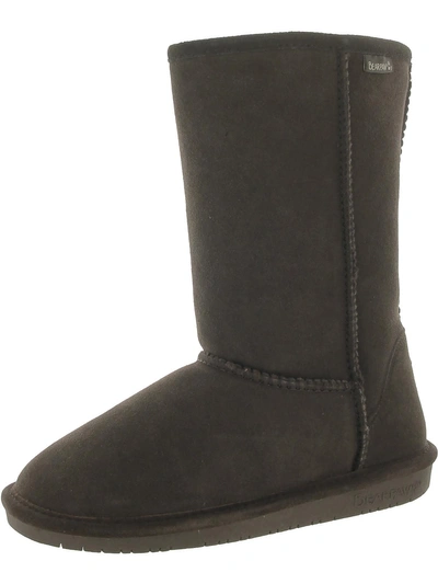 Bearpaw Emma Womens Mid-calf Winter Casual Boots In Gold