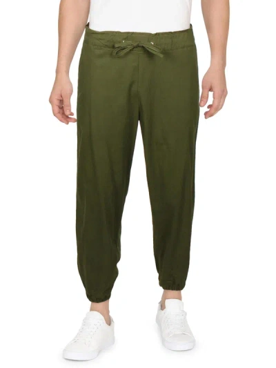 Levi's Mens Drawstring Patch Pockets Jogger Pants In Green