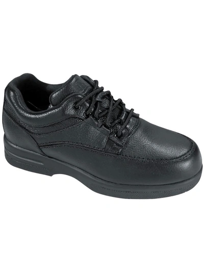 Drew Traveler Mens Leather Lace-up Oxfords In Black