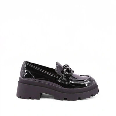 Shu Shop Talitha Loafers In Black In Purple