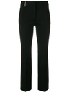 Peserico Cropped Bootcut Trousers - Black
