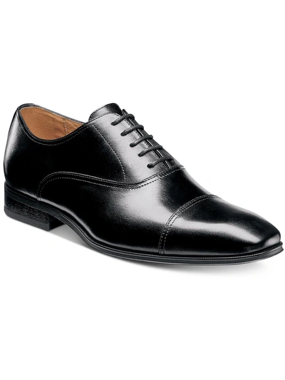 Florsheim Corbetta Mens Leather Lace-up Oxfords In Black