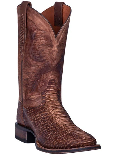 Dan Post Mens Leather Mid-calf Cowboy, Western Boots In Brown