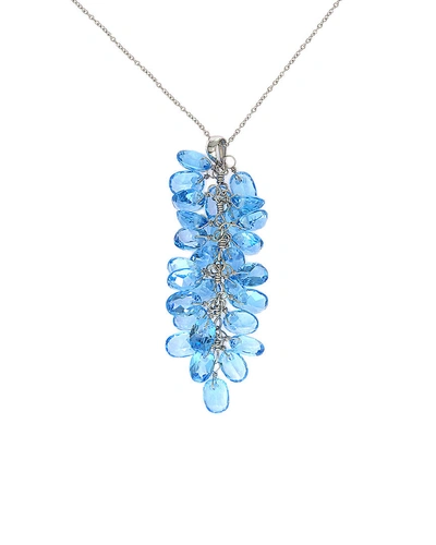 Effy Fine Jewelry 14k 27.55 Ct. Tw. Blue Topatz Necklace