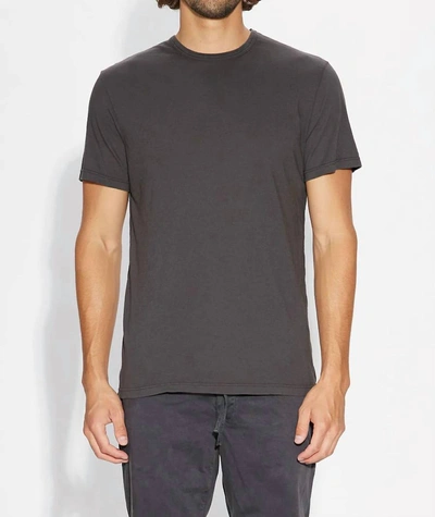 Cotton Citizen Classic Crewneck T-shirt In Charcoal In Grey