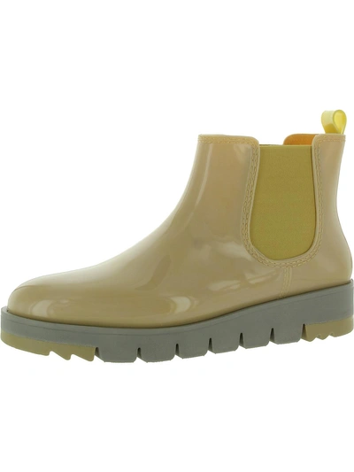 Cougar Womens Rubber Waterproof Rain Boots In Yellow