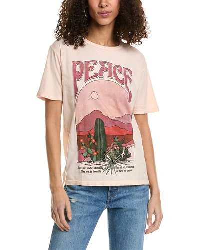 Project Social T Desert Peace T-shirt In Beige