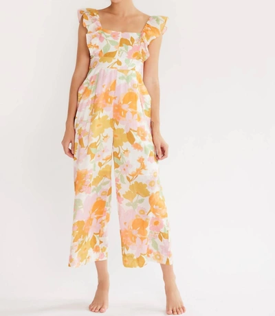 Mille Alessia Jumpsuit In Harmony Floral In Yellow